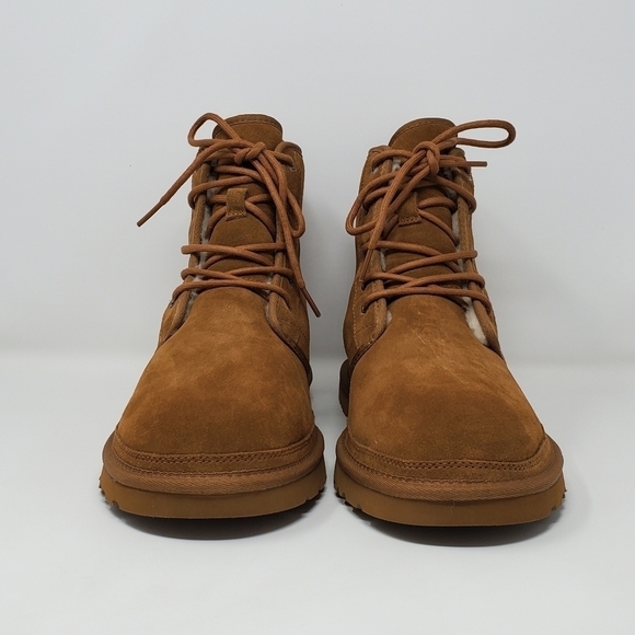 UGG Harkley 1016472 Men’s Chestnut Sheepskin Mid Top Casual Boots Size 5 New main image 8